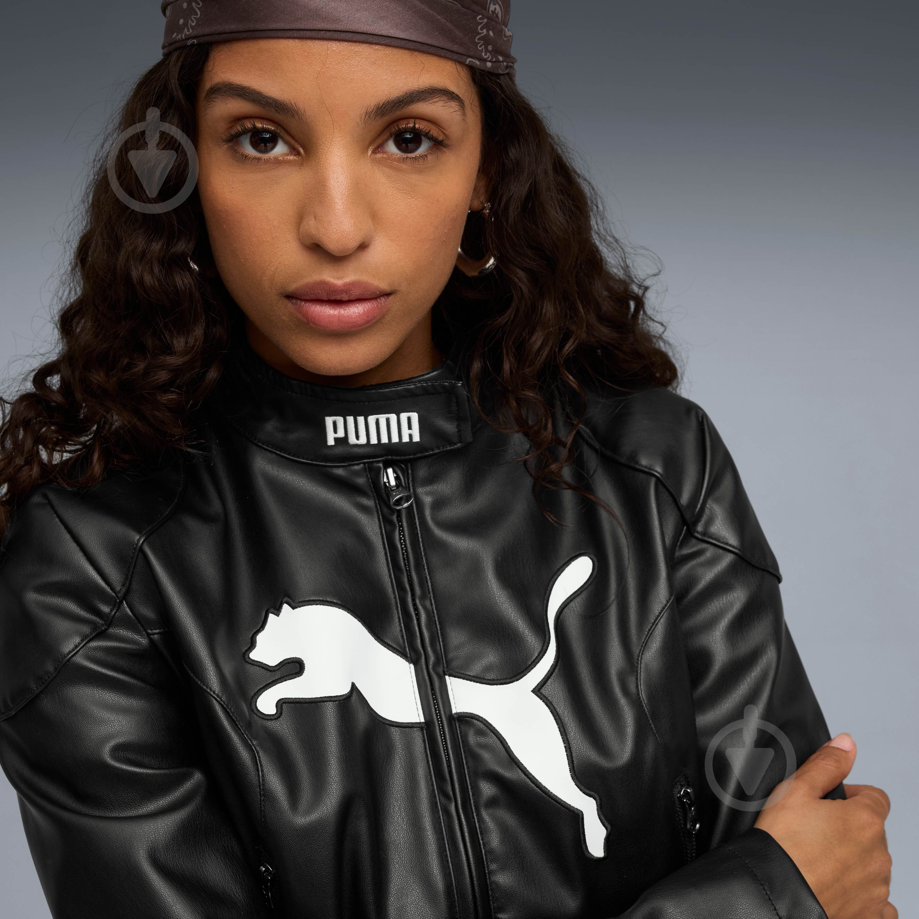 ᐉ Куртка жіноча Puma FUTURE.PUMA.ARCHIVE Pleather Racer Jacket