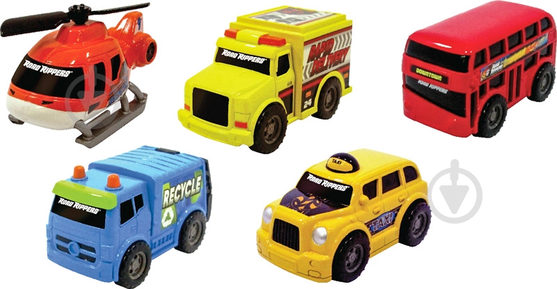 Игровой набор Toy State Мини-техника Road Ripper 5 шт. 41402 - фото 1