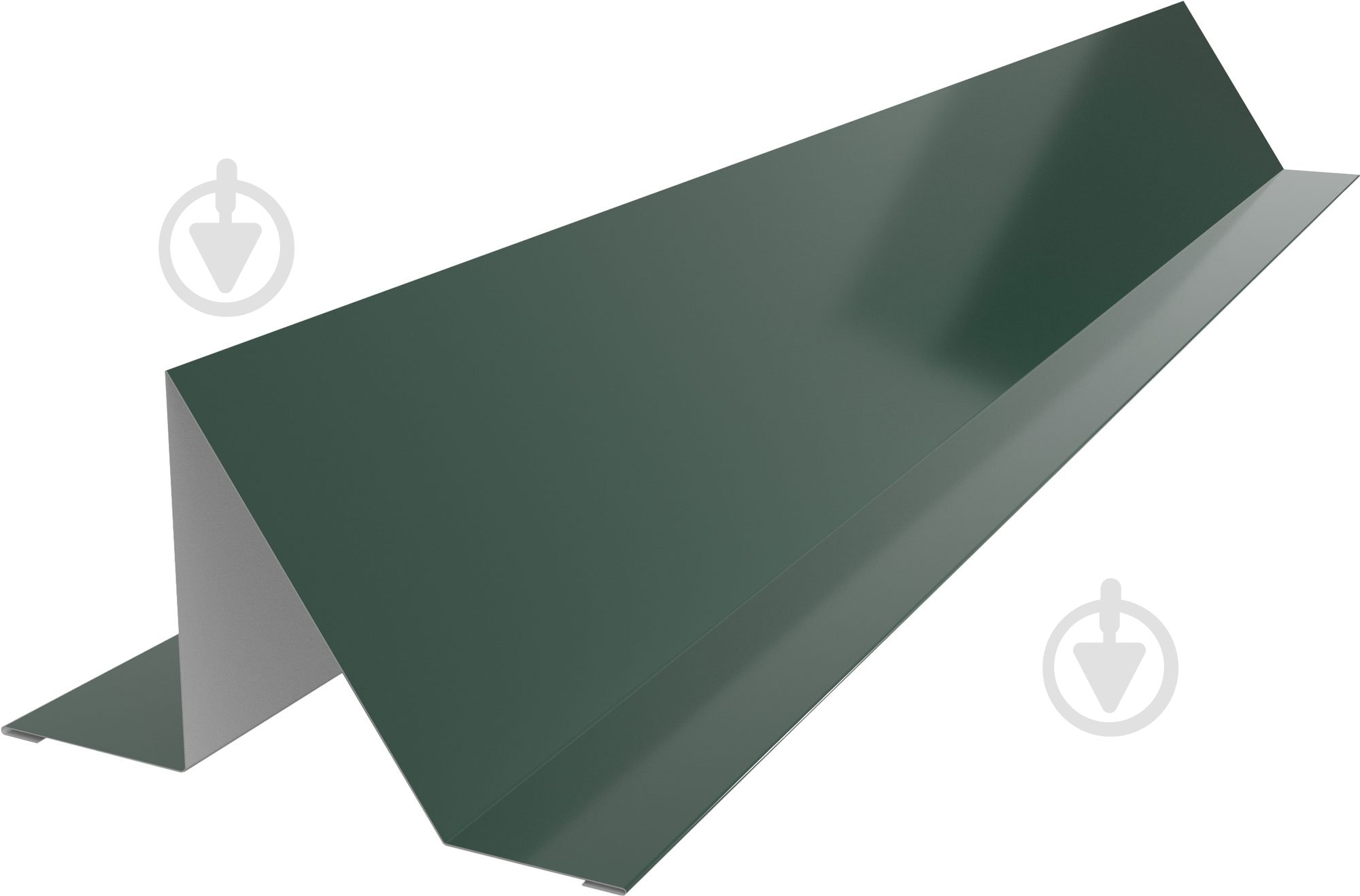 Планка снегозадержателя глянцевая PSM PROFILE RAL 6005 зелёная 2 м - фото 1