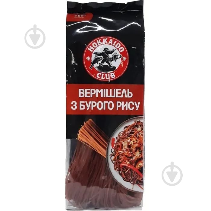 Вермишель Hokkaido Club из бурого риса 150 г - фото 1