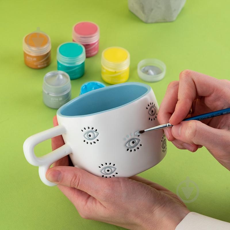 Набор акриловых красок 6 металлических цветов Creative K-273 20 мл KITE - фото 5 Набор акриловых красок 6 металлических цветов Creative K-273 20 мл KITE - фото 5