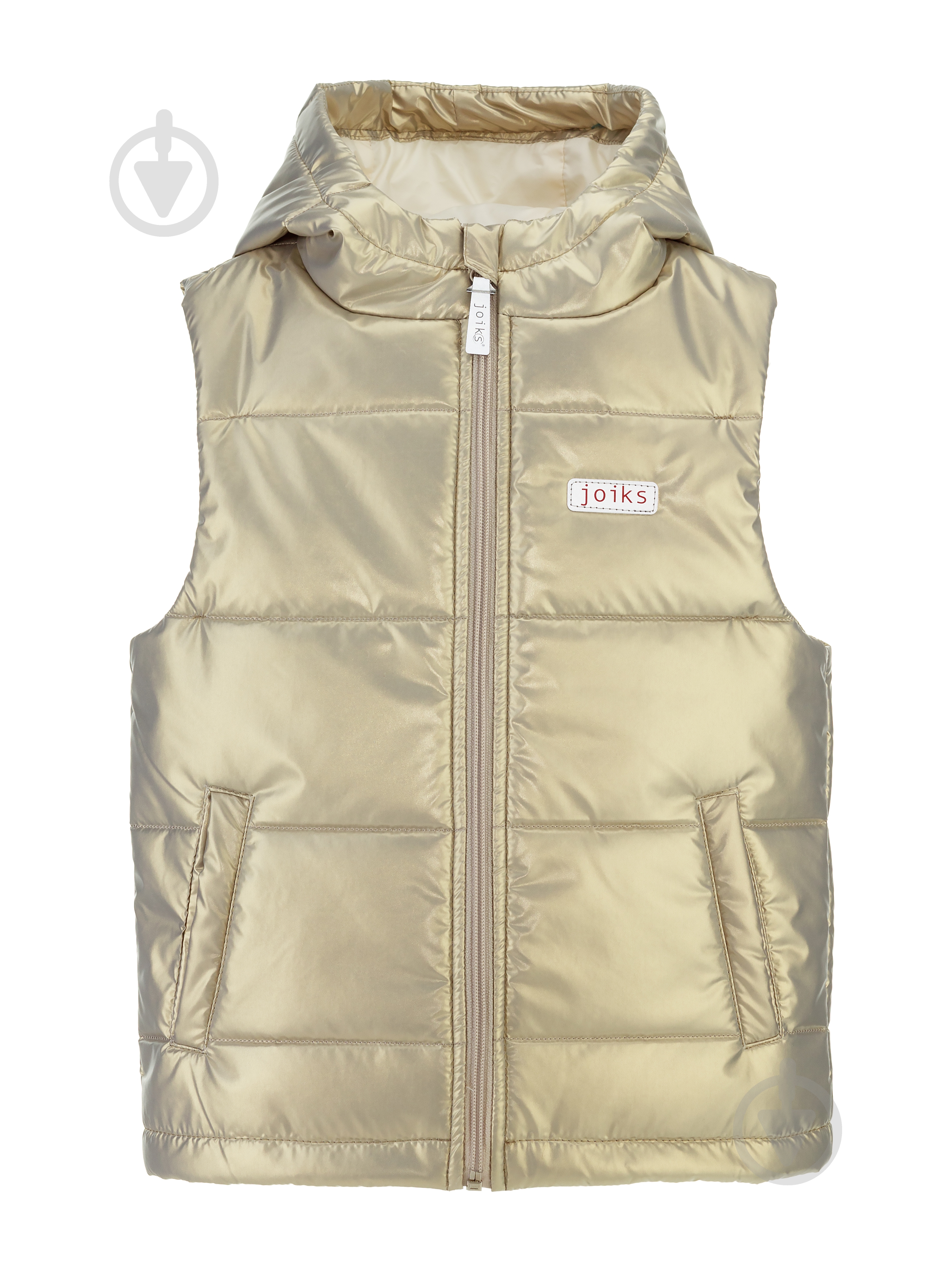 Жилет дитячий для дівчаток JOIKS р.110 золото JD-38 - фото 1