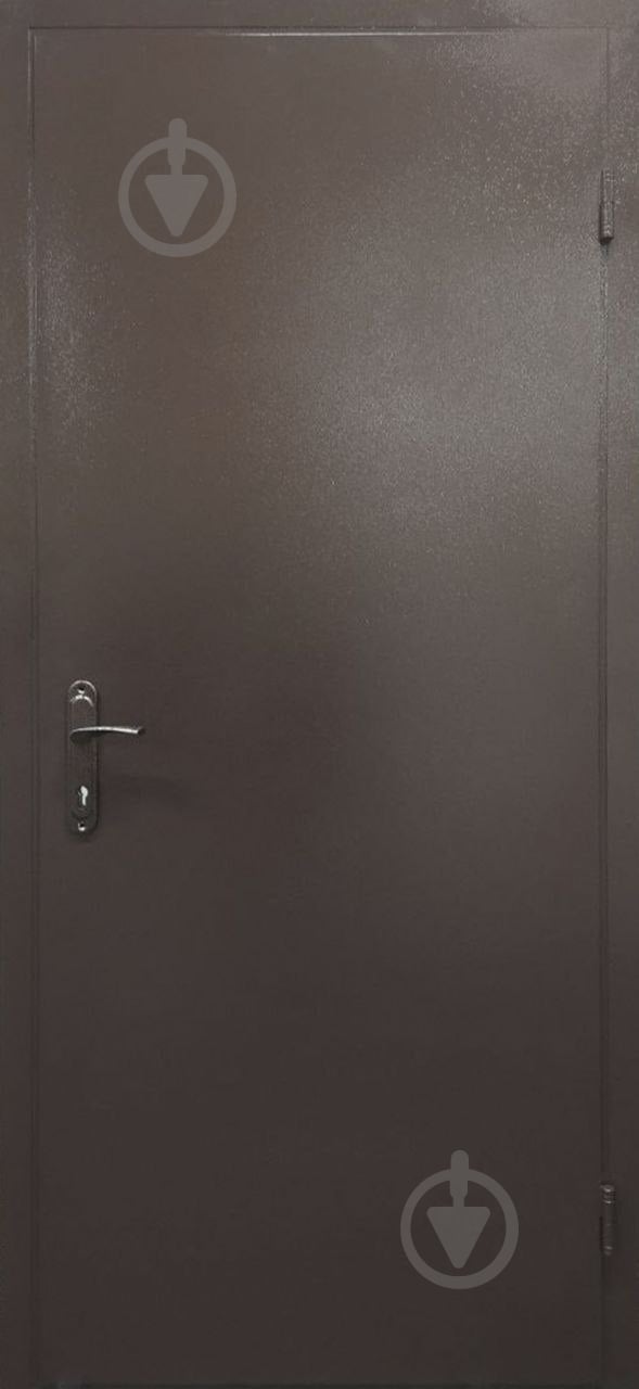 Двері вхідні Техно 1 RAL 8017 2040х860 мм праві - фото 1