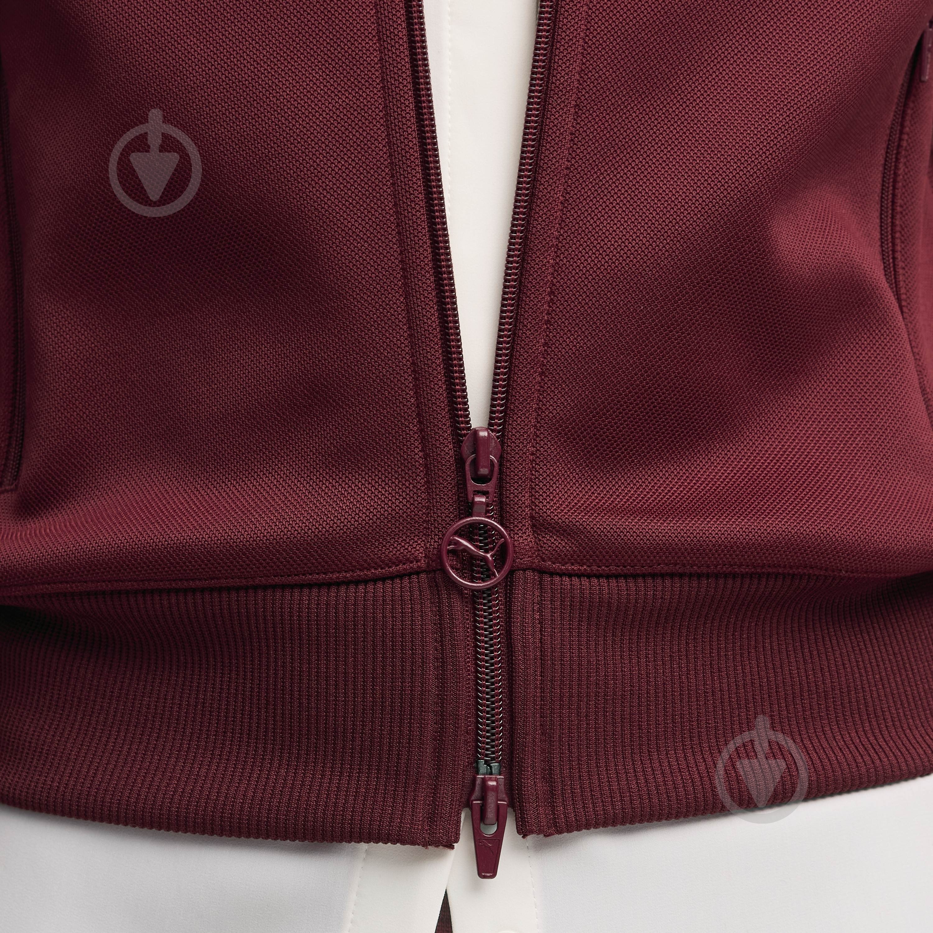 Джемпер Puma T7 ALWAYS ON Short Track Jacket 62979696 р.M бордовый - фото 4 Джемпер Puma T7 ALWAYS ON Short Track Jacket 62979696 р.M бордовый - фото 4