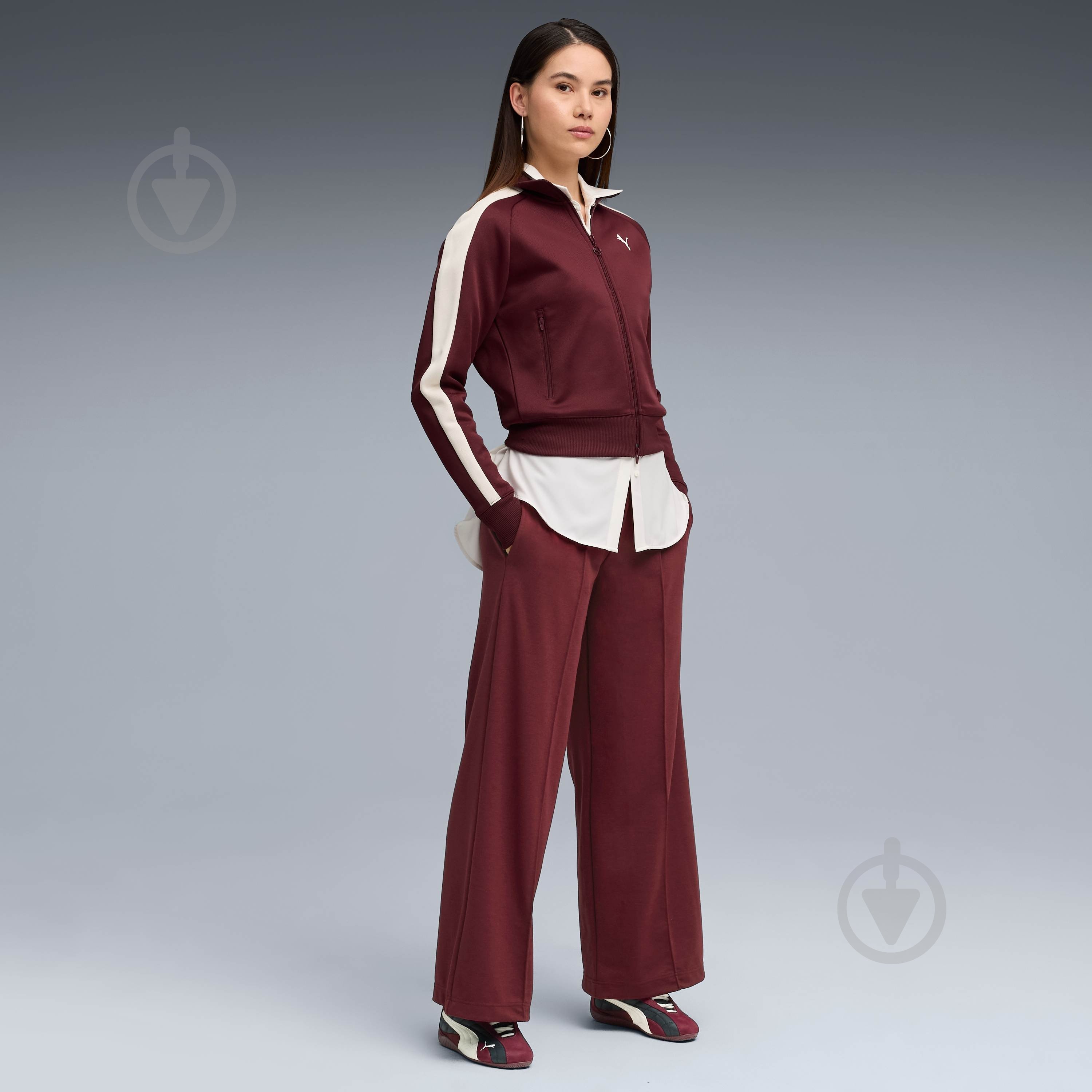 Джемпер Puma T7 ALWAYS ON Short Track Jacket 62979696 р.M бордовый - фото 5 Джемпер Puma T7 ALWAYS ON Short Track Jacket 62979696 р.M бордовый - фото 5