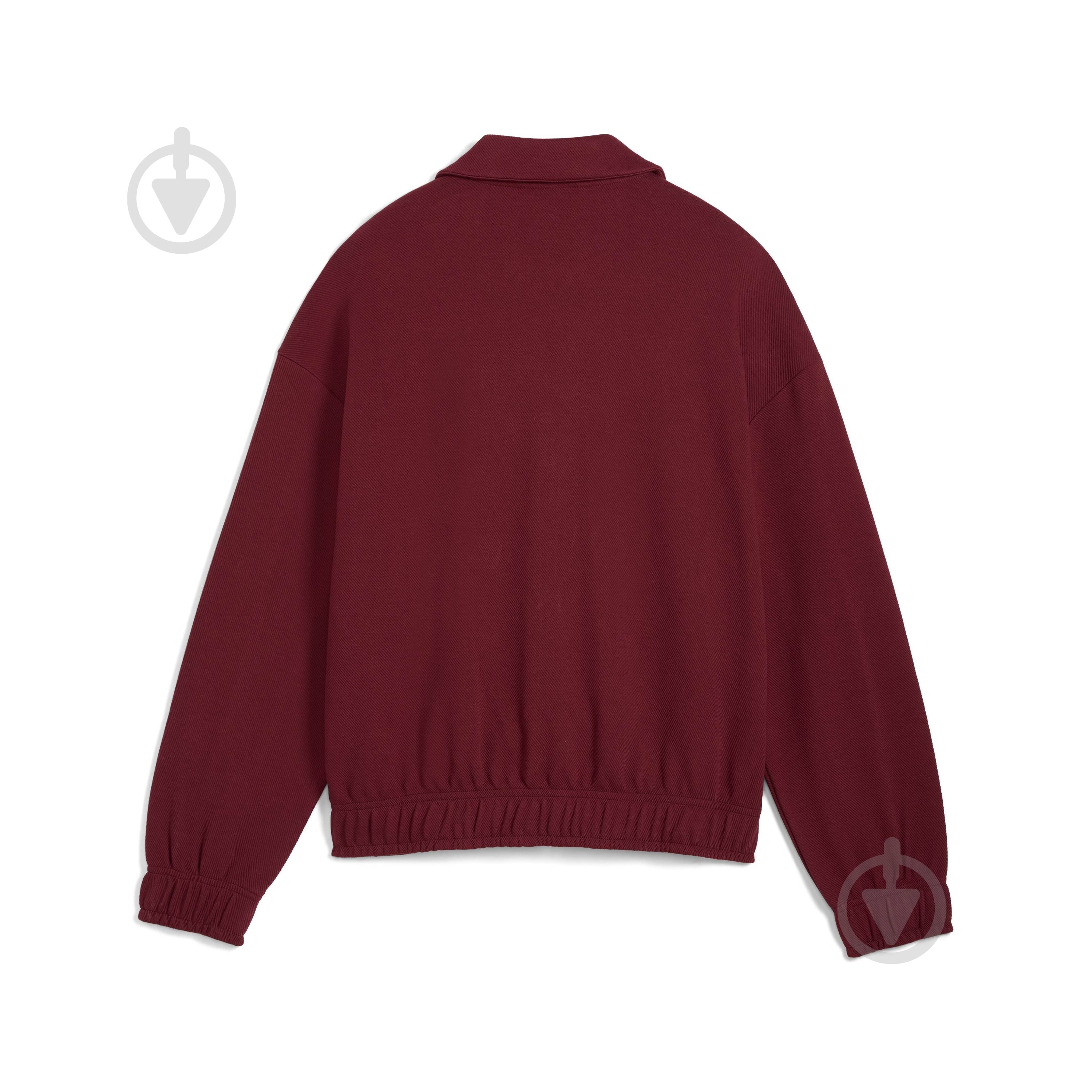 Джемпер Puma T7 Relaxed Track Jacket 63213796 р.M бордовый - фото 7