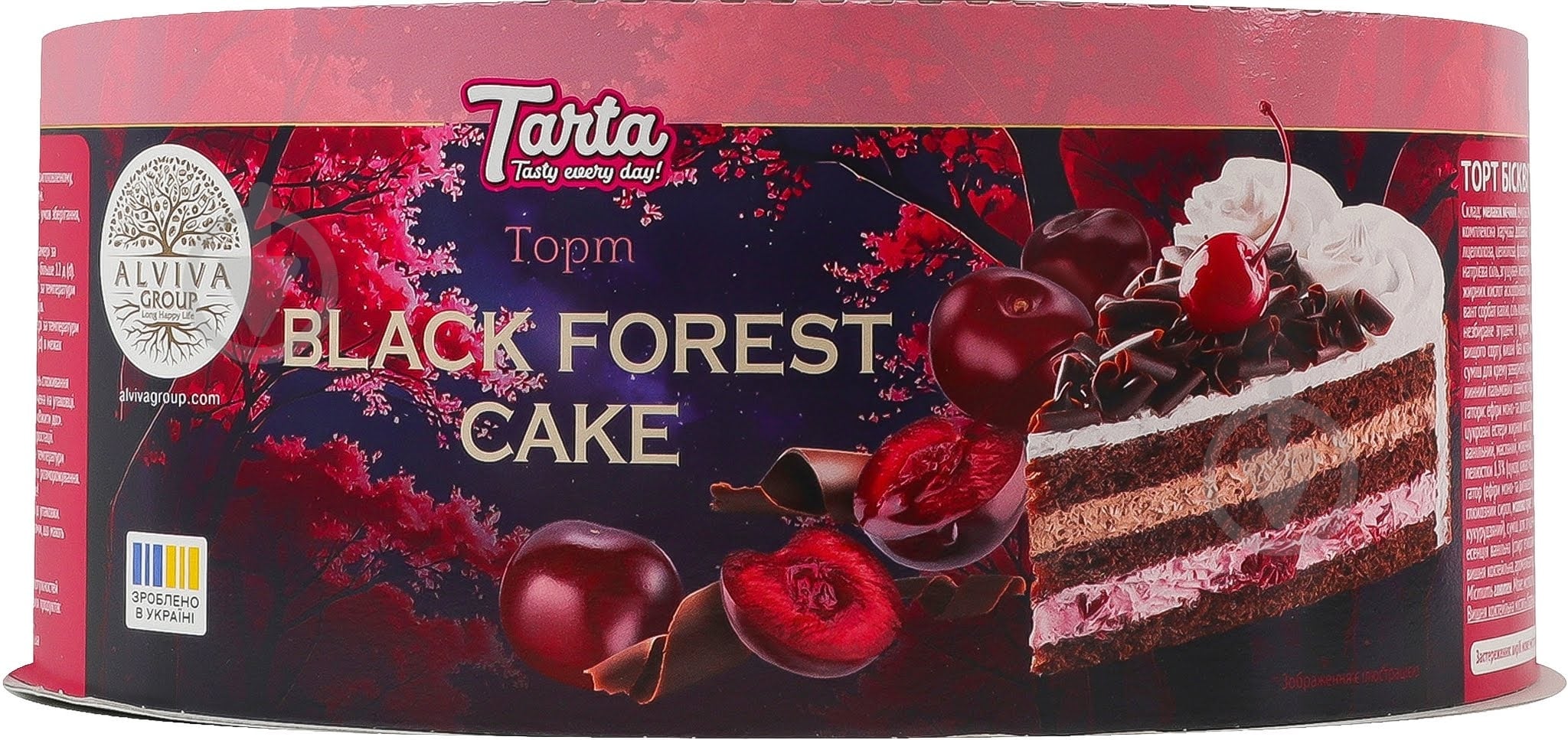 Торт Tarta бисквитный Black forest cake 450 г - фото 2