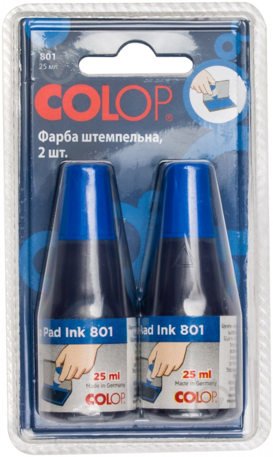 Краска штемпельная 801/2 25 мл Colop - фото 2