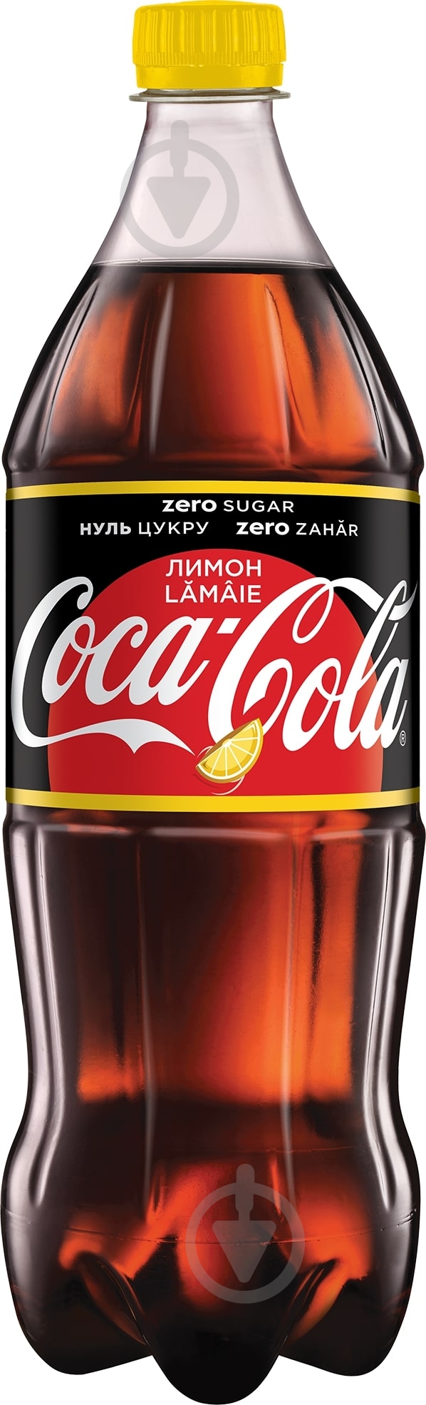 Безалкогольный напиток Coca-Cola ZERO lemon 1 л (5449000227560) - фото 1