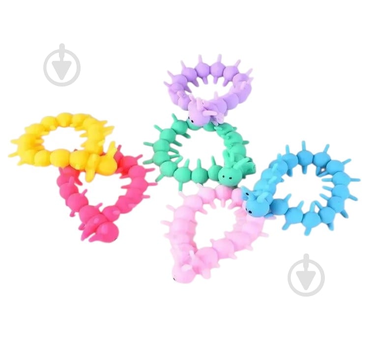 Игрушка-антистресс SHANTOU YISHENG Браслет-гусеница FG230712010D - фото 1 Игрушка-антистресс SHANTOU YISHENG Браслет-гусеница FG230712010D - фото 1