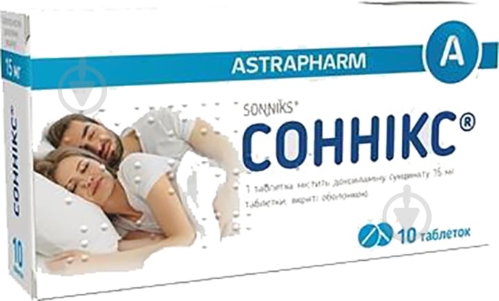 Соннікс Astrapharm 15 мг 10 шт. - фото 1
