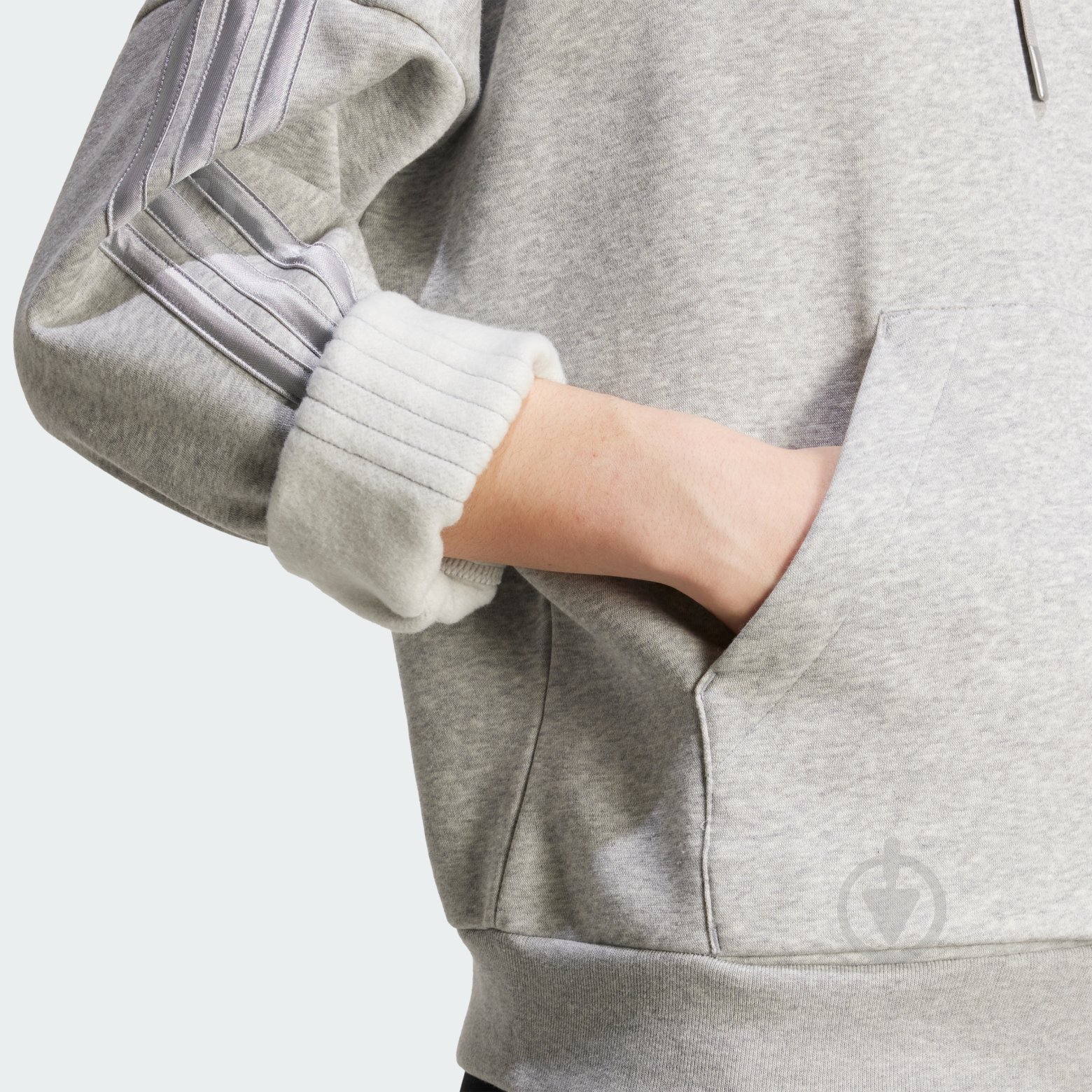 Худі Adidas W HOL FL HD JM1869 р.M сірий - фото 5 Худі Adidas W HOL FL HD JM1869 р.M сірий - фото 5