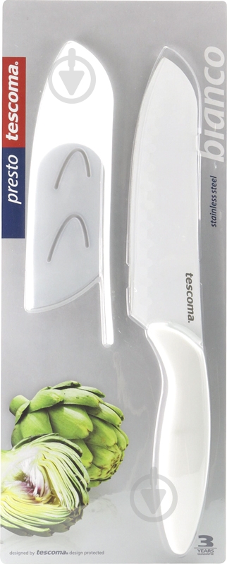 Нож Tescoma Santoku PRESTO BIANCO 16 см 863116 - фото 3 Нож Tescoma Santoku PRESTO BIANCO 16 см 863116 - фото 3