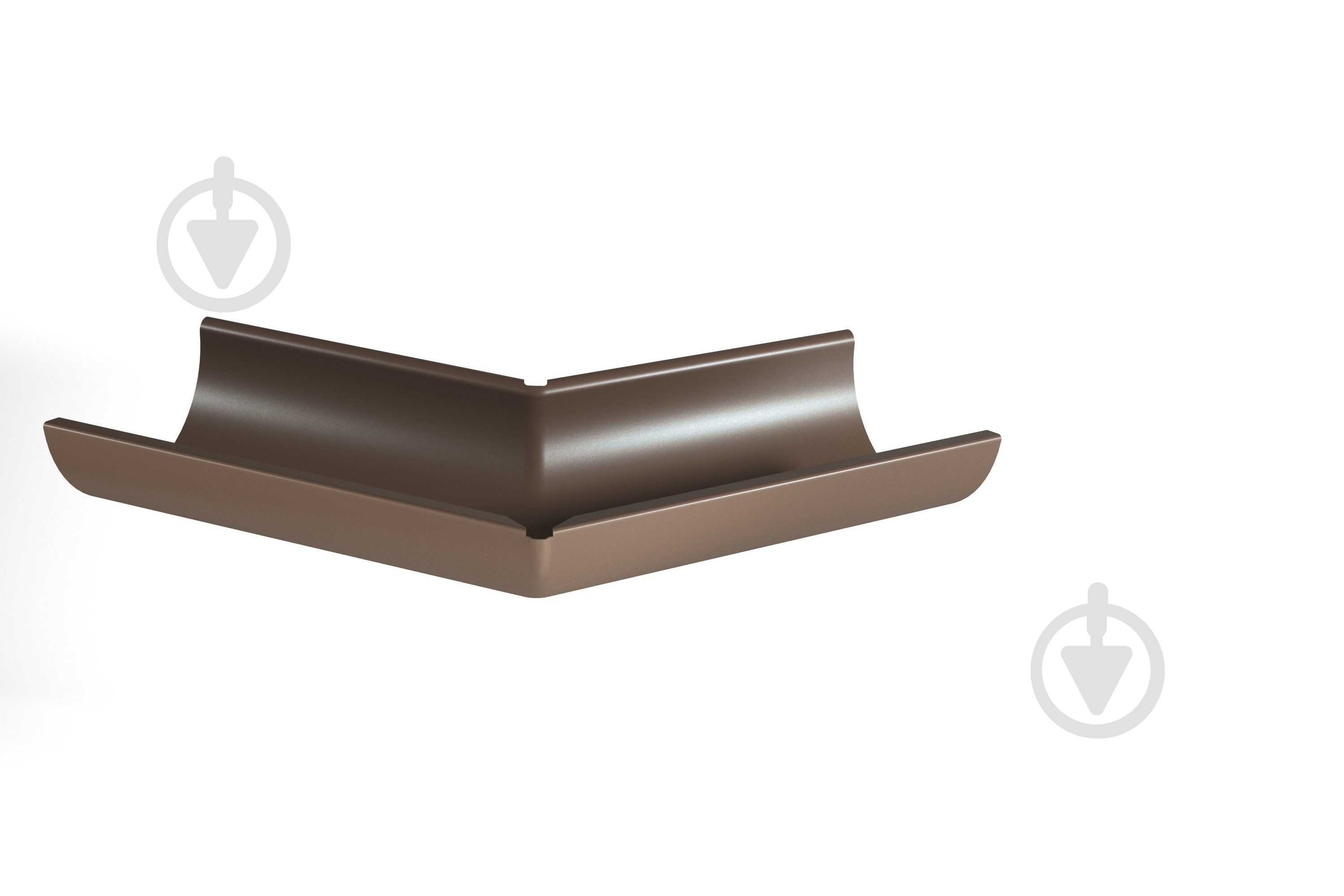 Кут внутренний SMART™ 135° 125 RAL 8019 - фото 2 Кут внутренний SMART™ 135° 125 RAL 8019 - фото 2