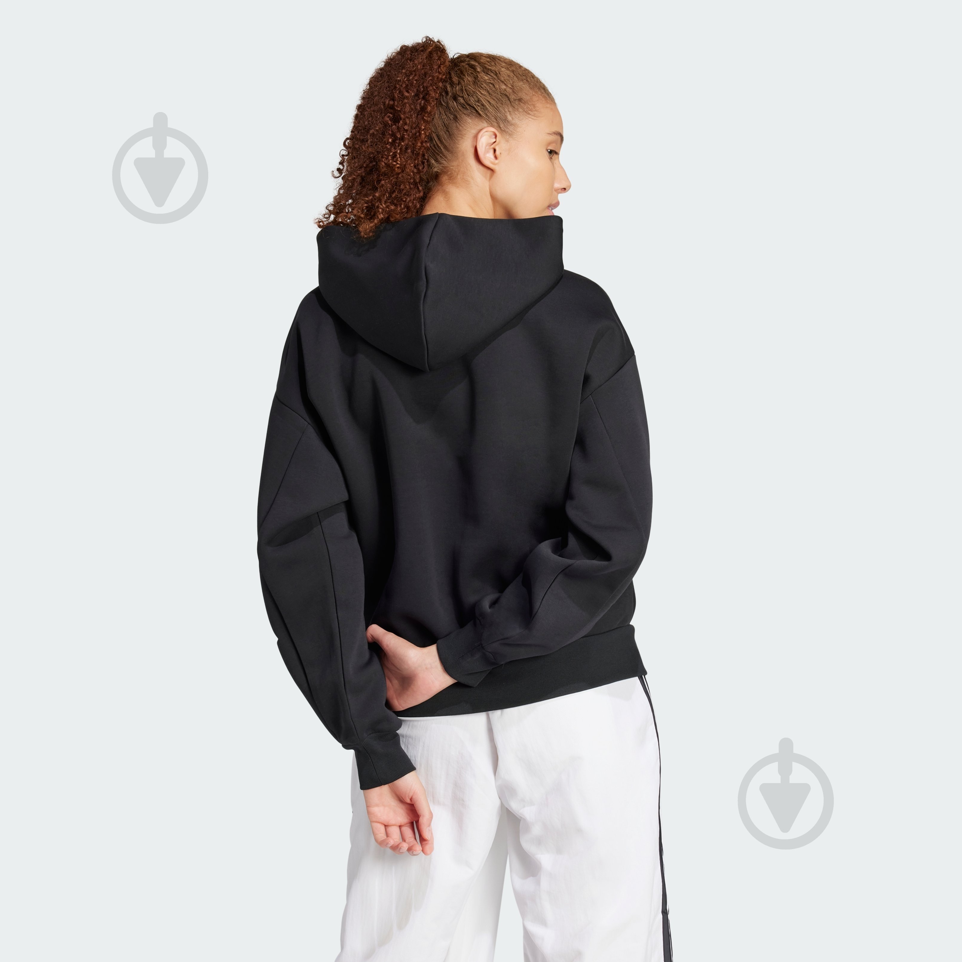 Джемпер Adidas W FI 3S OH HD JC5426 р.M черный - фото 2 Джемпер Adidas W FI 3S OH HD JC5426 р.M черный - фото 2