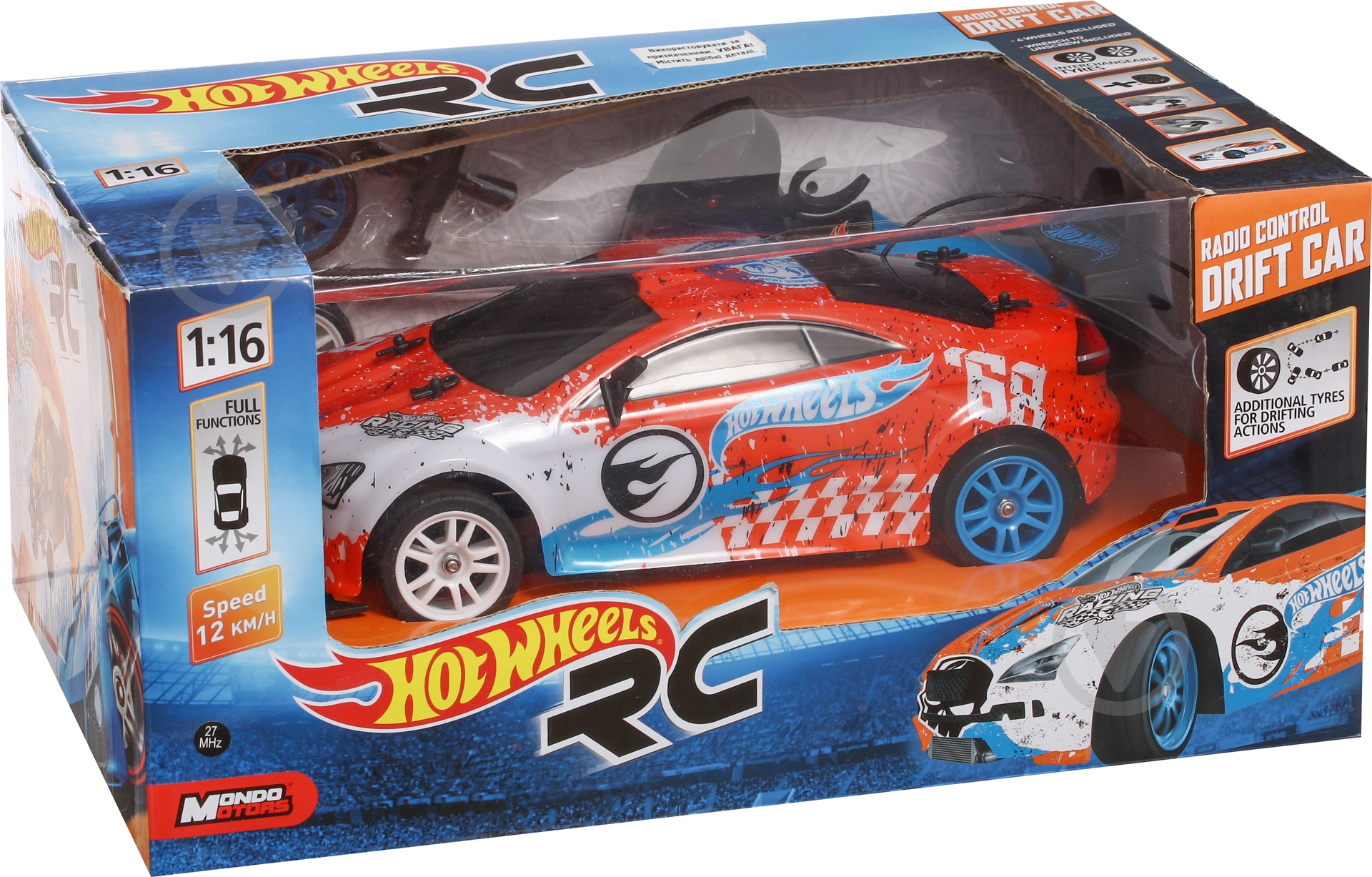Автомобіль на радіокеруванні Hot Wheels 1:16 63308 - фото 6