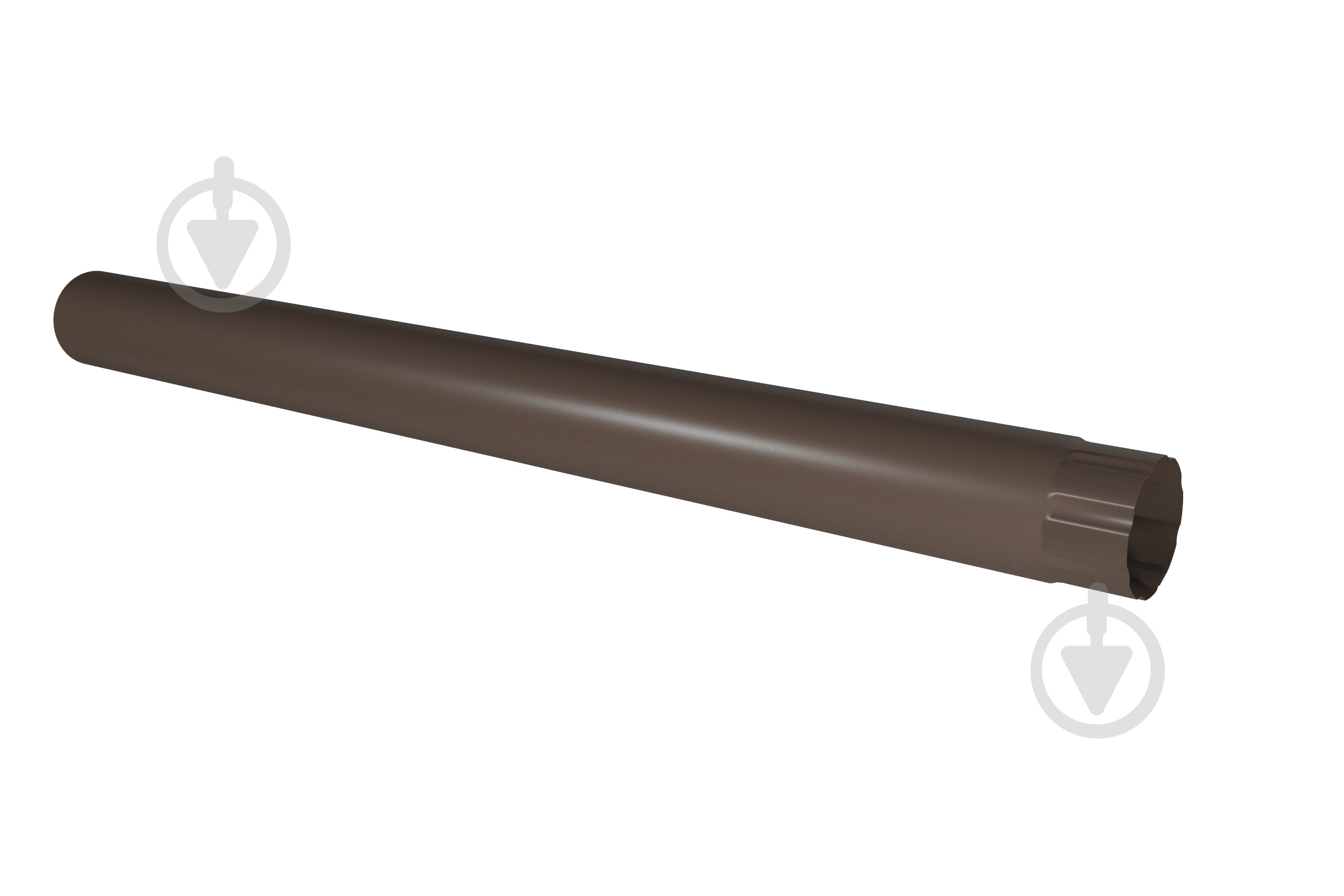 Труба водосточная SMART™ 3 м.п. 125 RAL 8019 - фото 1