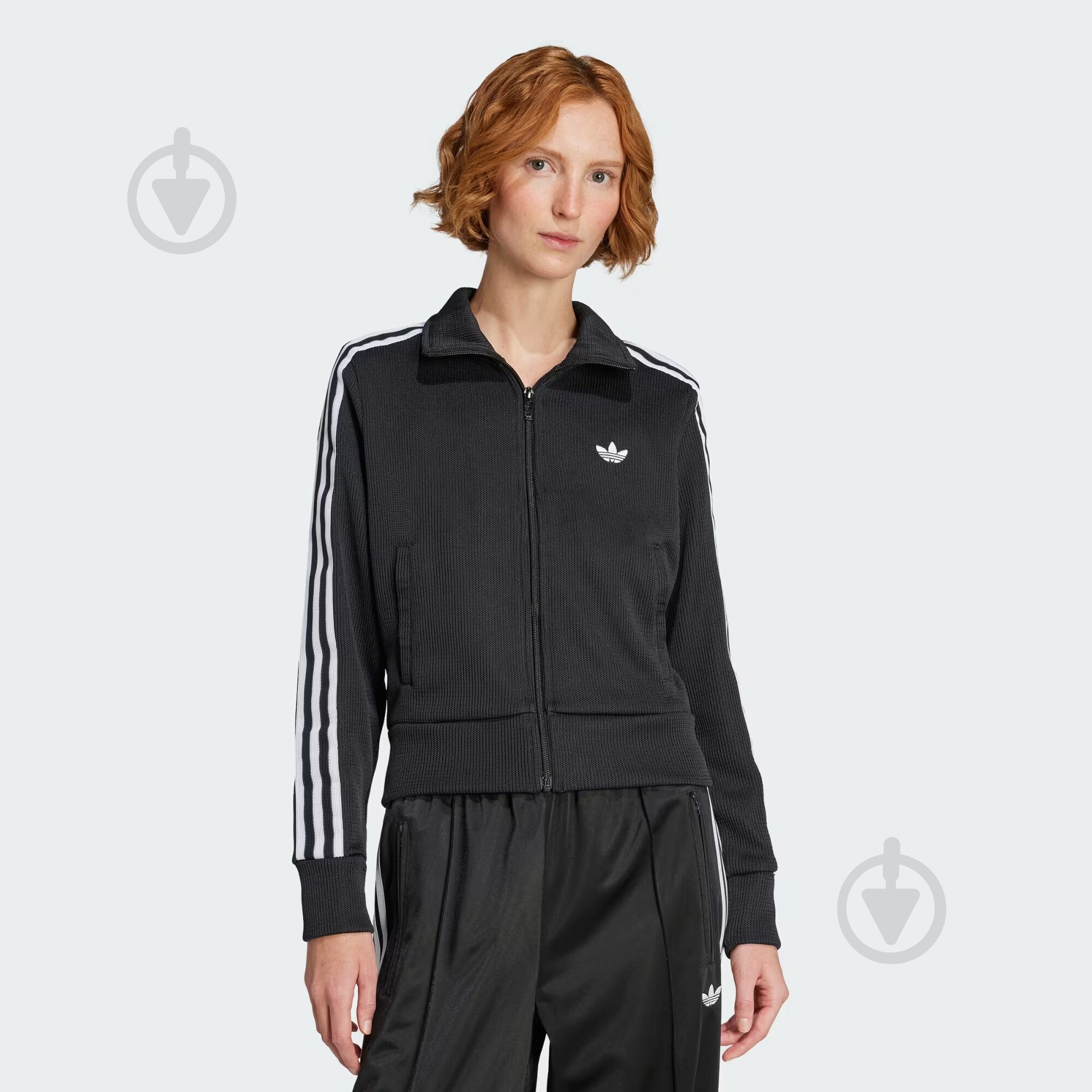 Джемпер Adidas FIREBIRD TT JY2613 р.M черный - фото 1