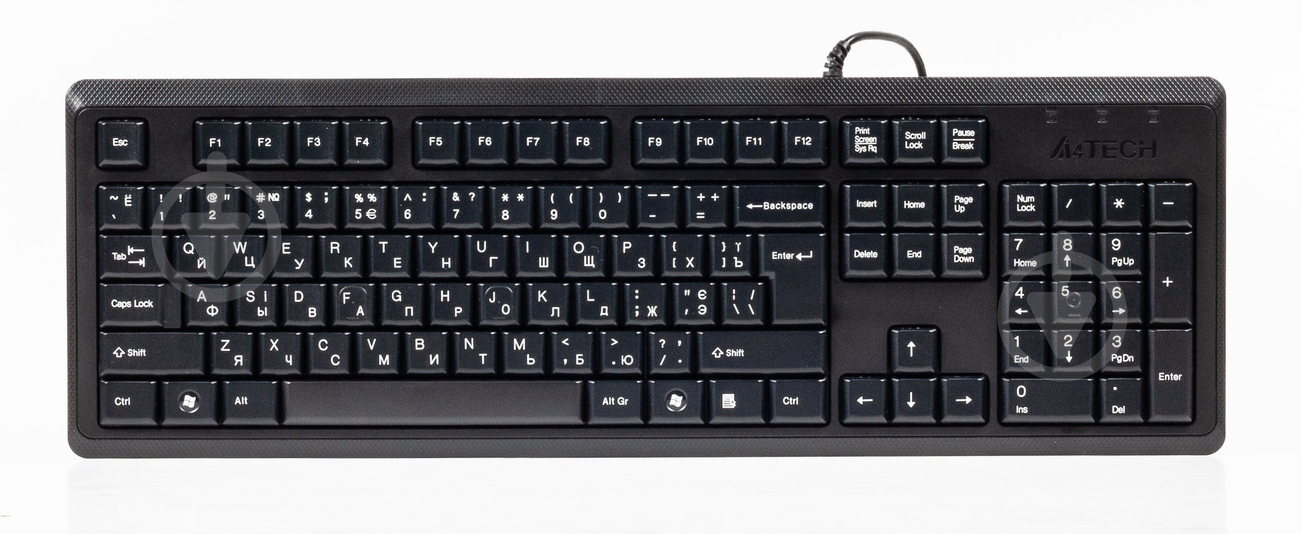 Клавіатура A4Tech (KR-92 USB (Black)) black - фото 1