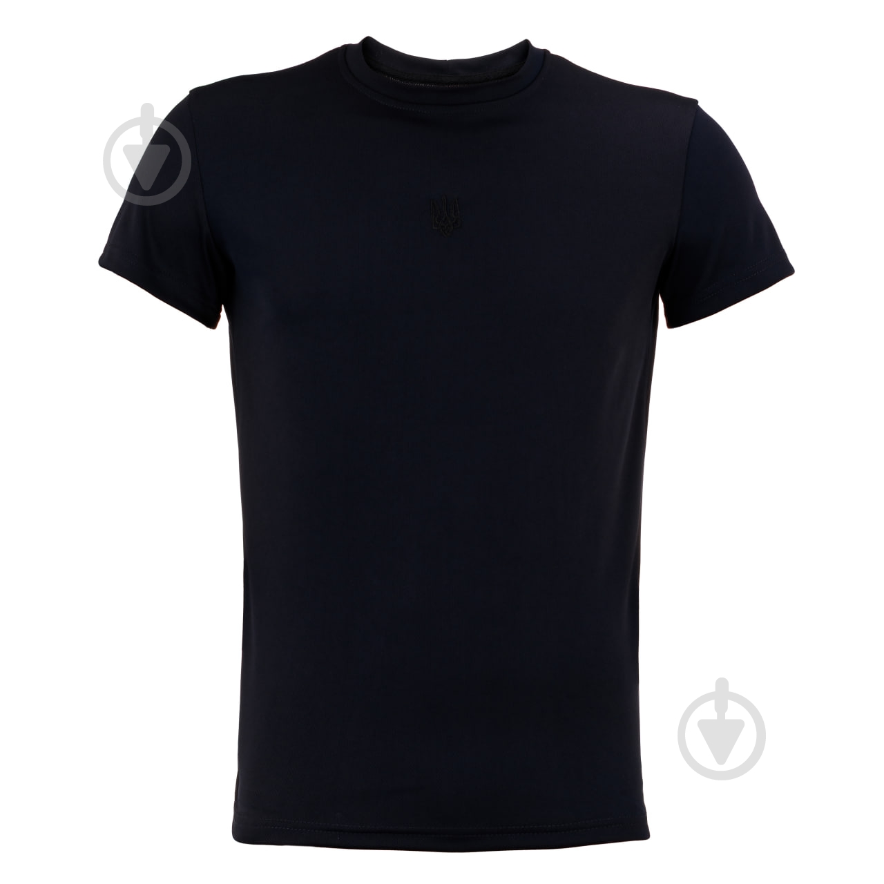 Футболка мужская LOGOS из COOLMAX с вышивкой черный герб 04-09-00-0104 р.S navy/blue - фото 1