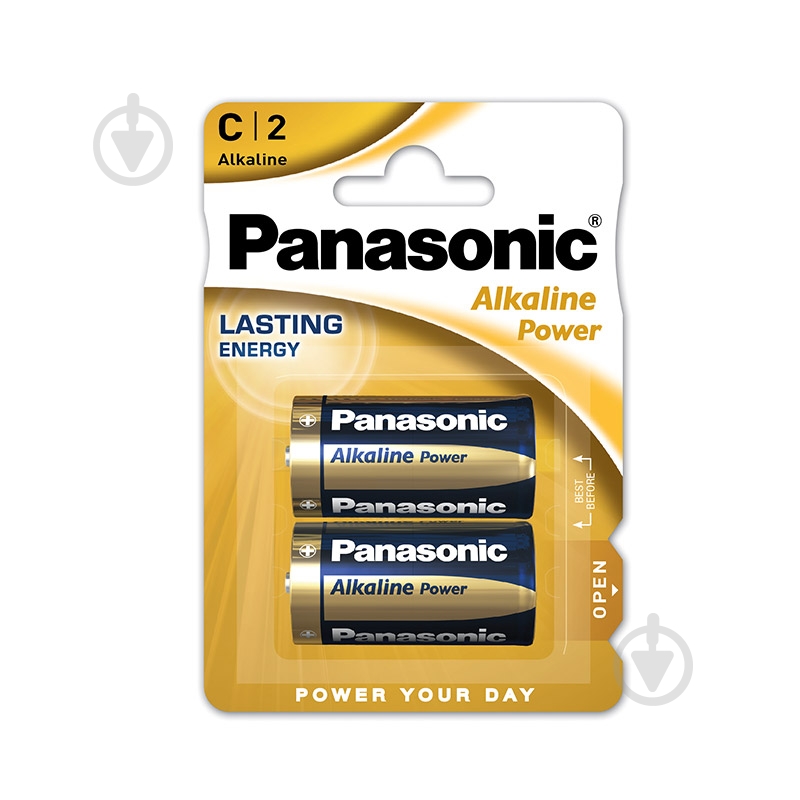 Батарейка Panasonic Panasonic ALKALINE POWER C (LR14REB/2BP) C (R14, 343) 2 шт. (LR14REB/2BP) - фото 1
