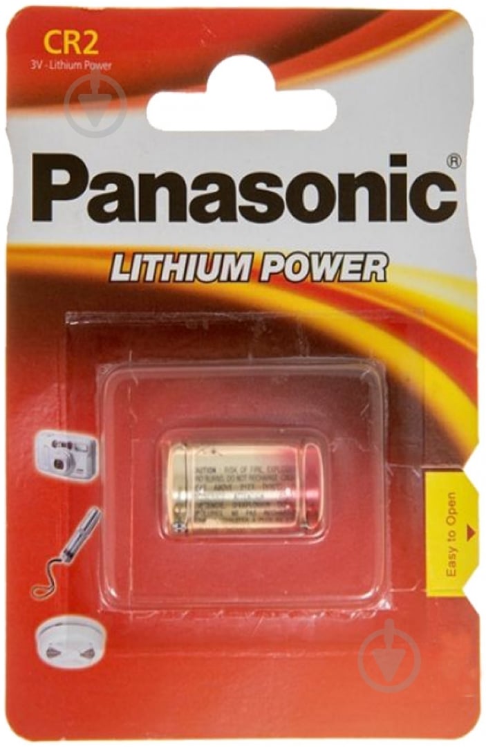 Батарейка Panasonic Panasonic CR-2L (CR-2L/1BP) CR2/CR 1 шт. (CR-2L/1BP) - фото 1