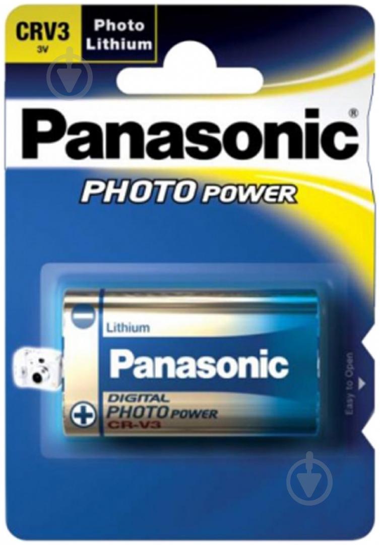 Батарейка Panasonic Panasonic CR-V3L (CR-V3L/1BP) CRV3/CR 1 шт. (CR-V3L/1BP) - фото 1