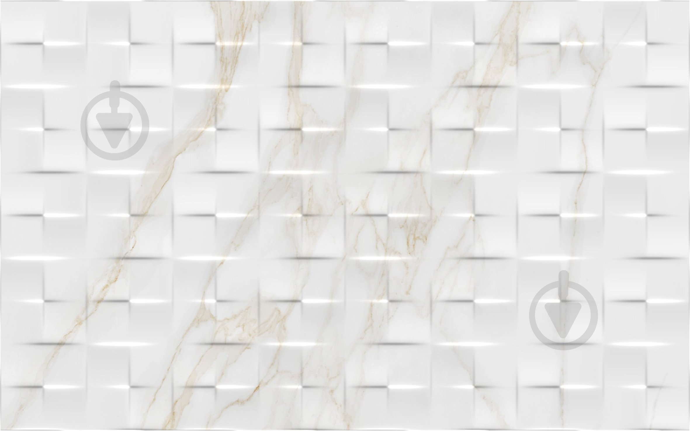Плитка Golden Tile Alessandro beige relief 851061 25x40 см - фото 1