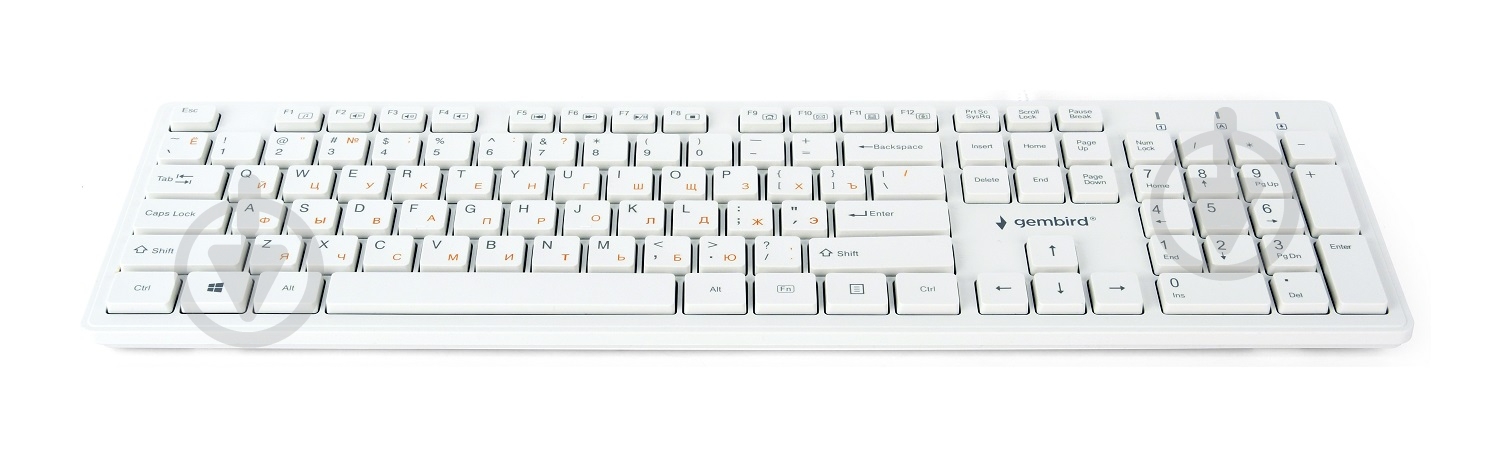 Клавіатура Gembird (KB-MCH-03-W-RU) white - фото 3