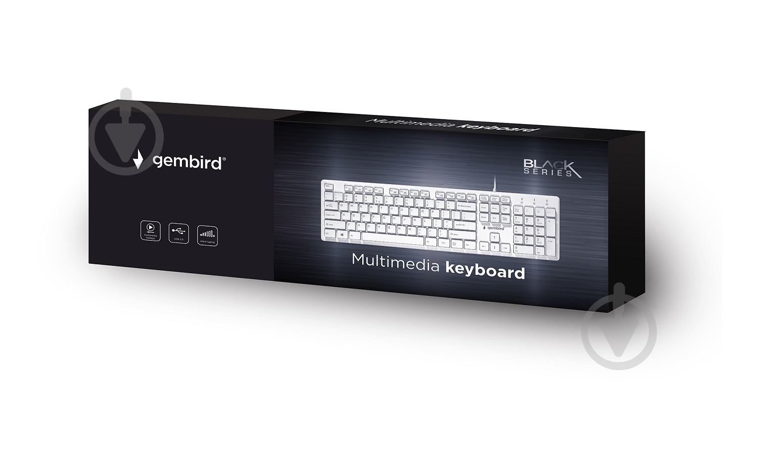 Клавіатура Gembird (KB-MCH-03-W-RU) white - фото 4