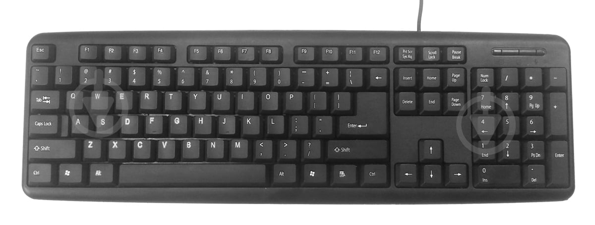 Клавіатура Gembird (KB-U-103-UA) black - фото 1