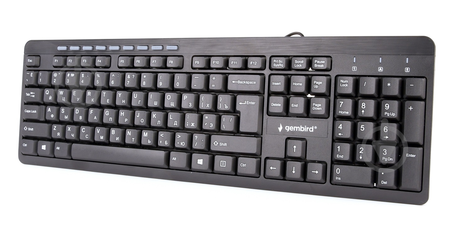 Клавиатура Gembird (KB-UM-106-RU) black - фото 2