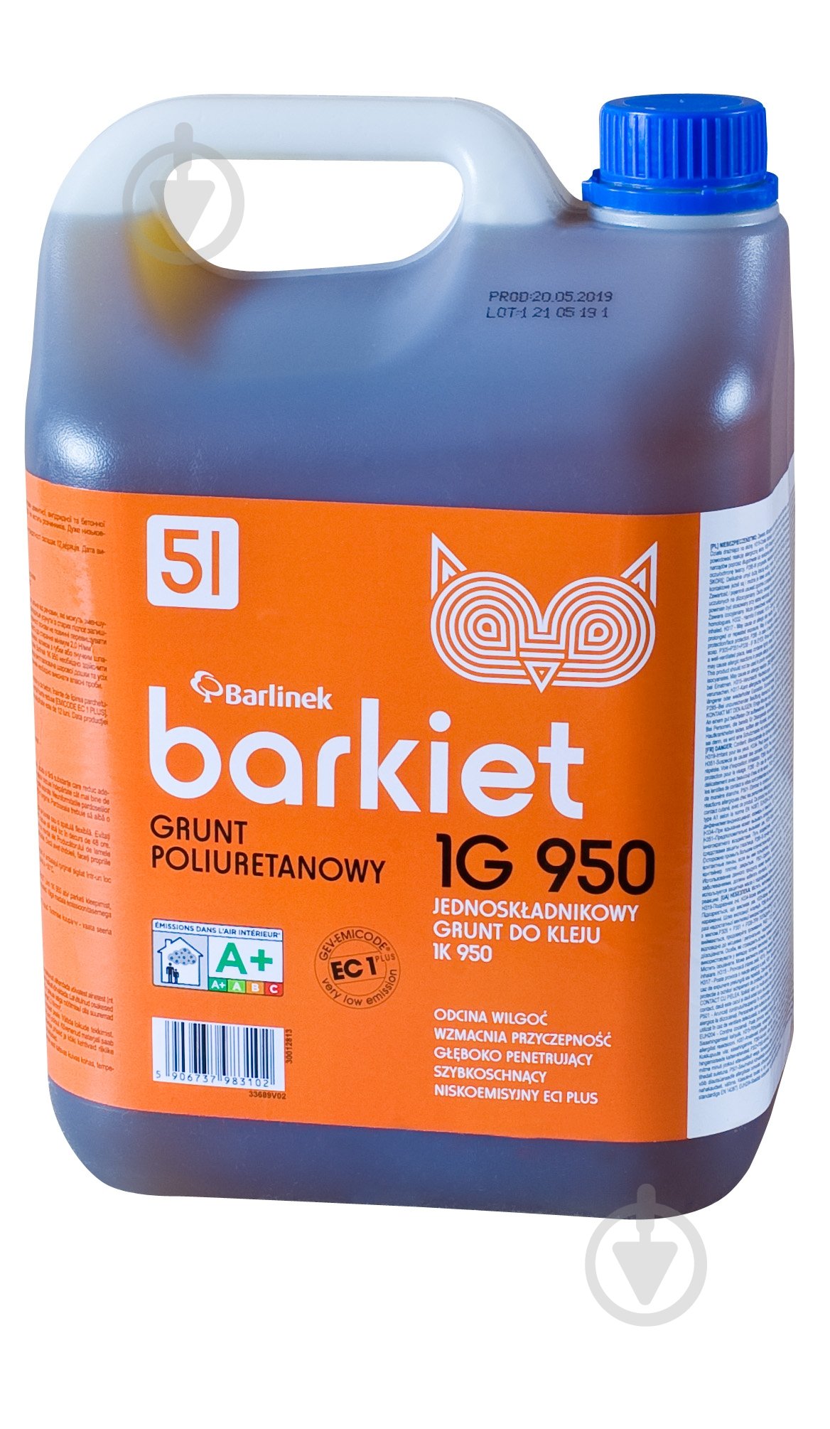 Грунт к паркетному клею Barlinek KLJ-GR5-1G950 - фото 1