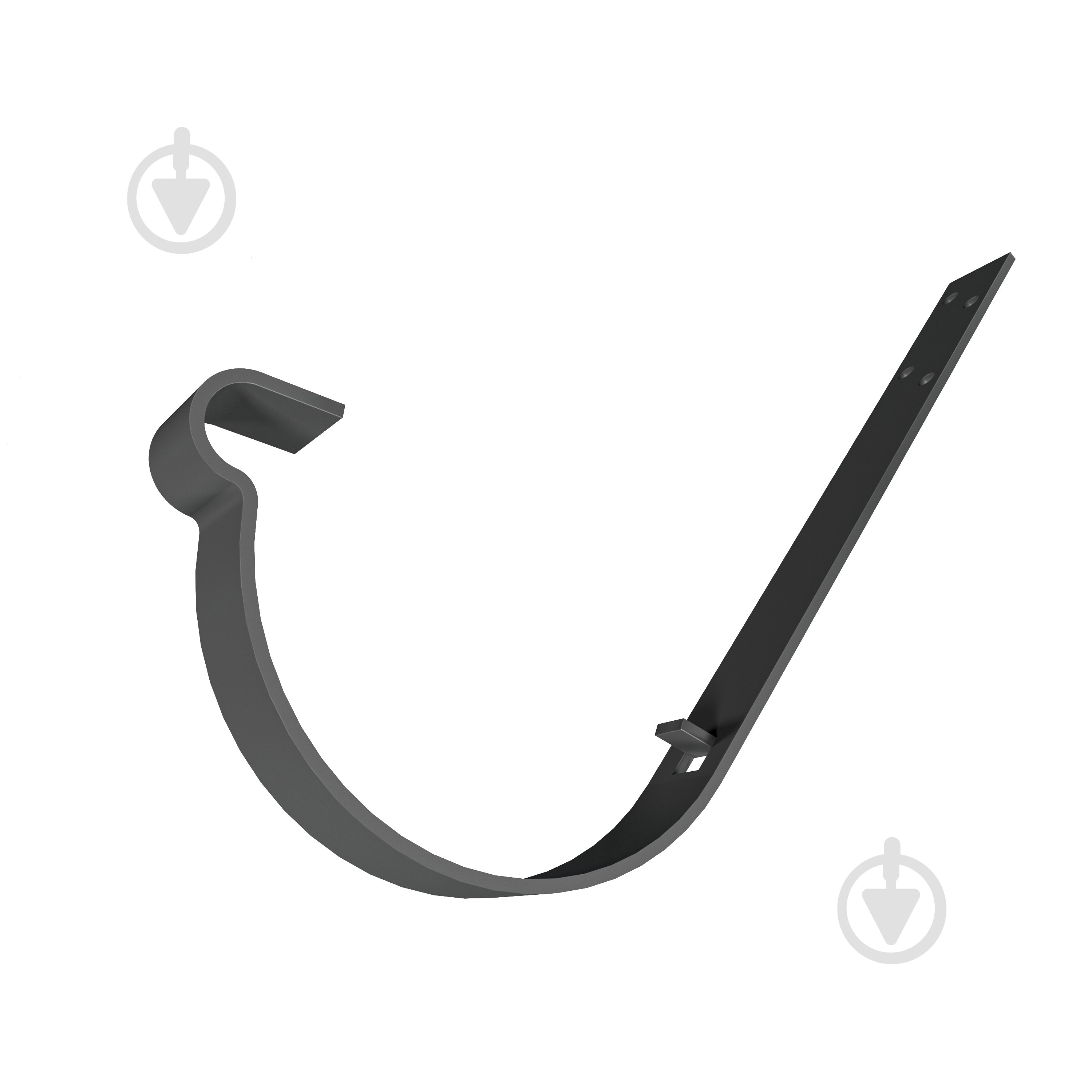 Держатель желоба SMART™ L-210 125 RAL 7016 - фото 1