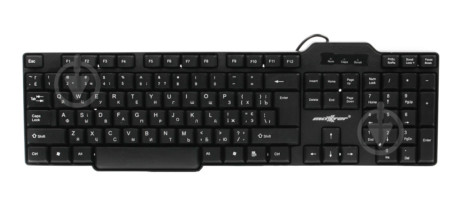 Клавиатура Maxxter (KB-111-U) black - фото 1
