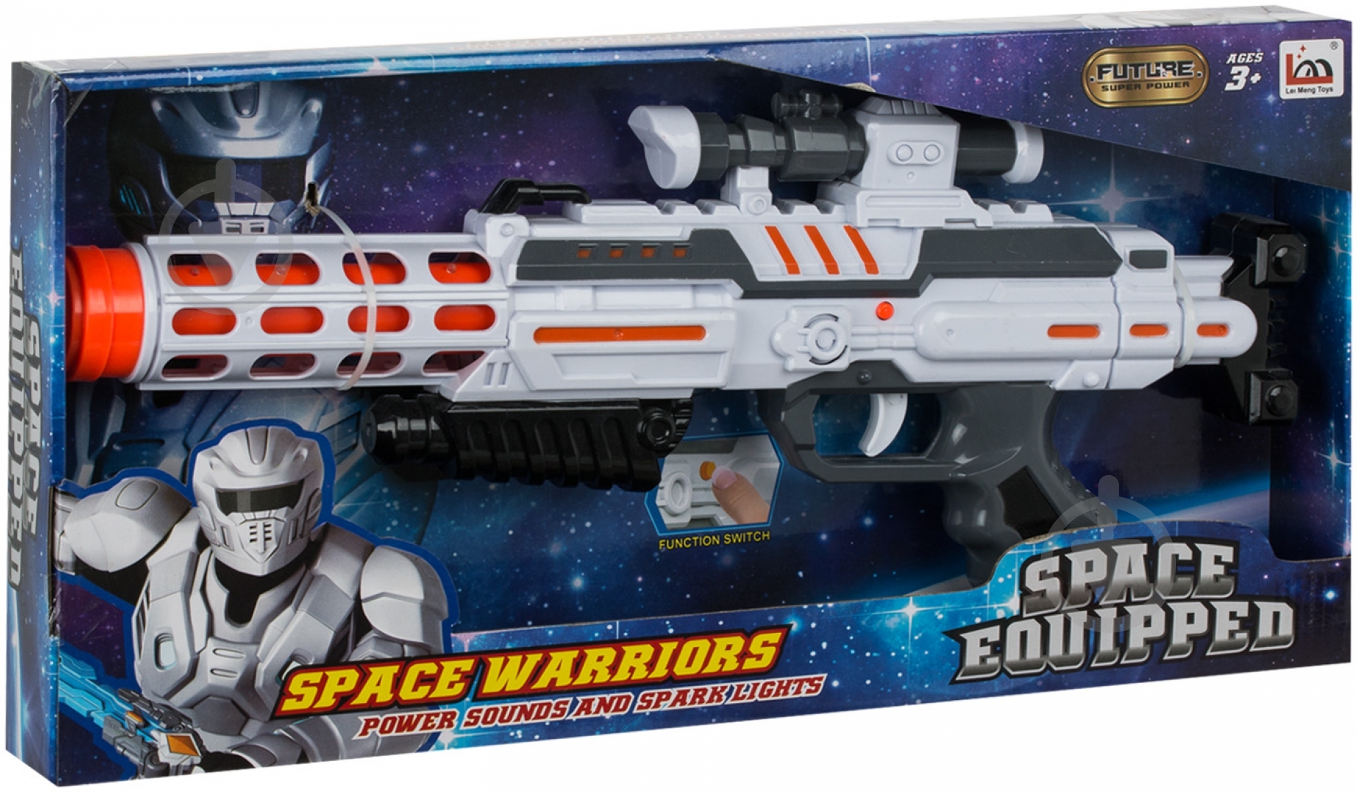 Бластер Lei Meng Toys космический LM666-6 - фото 3 Бластер Lei Meng Toys космический LM666-6 - фото 3