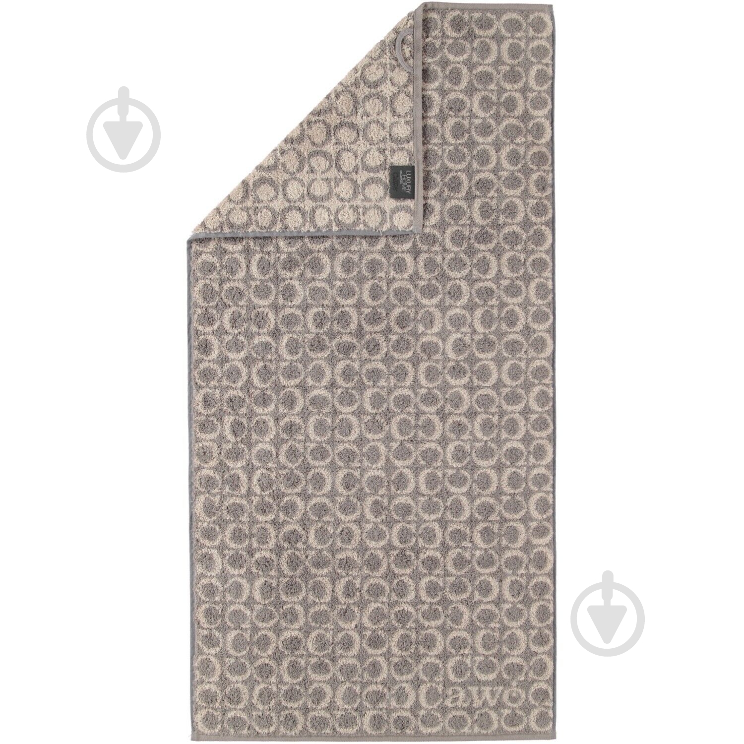 Полотенце махровое Ring 80x150 см графит Cawo - фото 1 Полотенце махровое Ring 80x150 см графит Cawo - фото 1