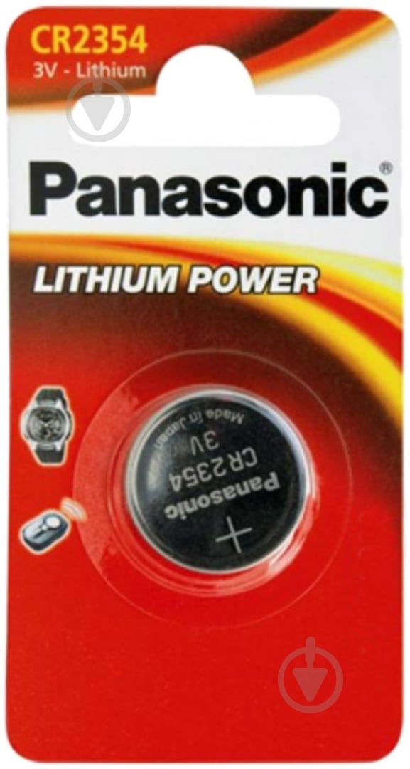 Батарейка Panasonic Panasonic CR 2354 BLI 1 (CR-2354EL/1B) CR2354/CR 1 шт. (CR-2354EL/1B) - фото 1
