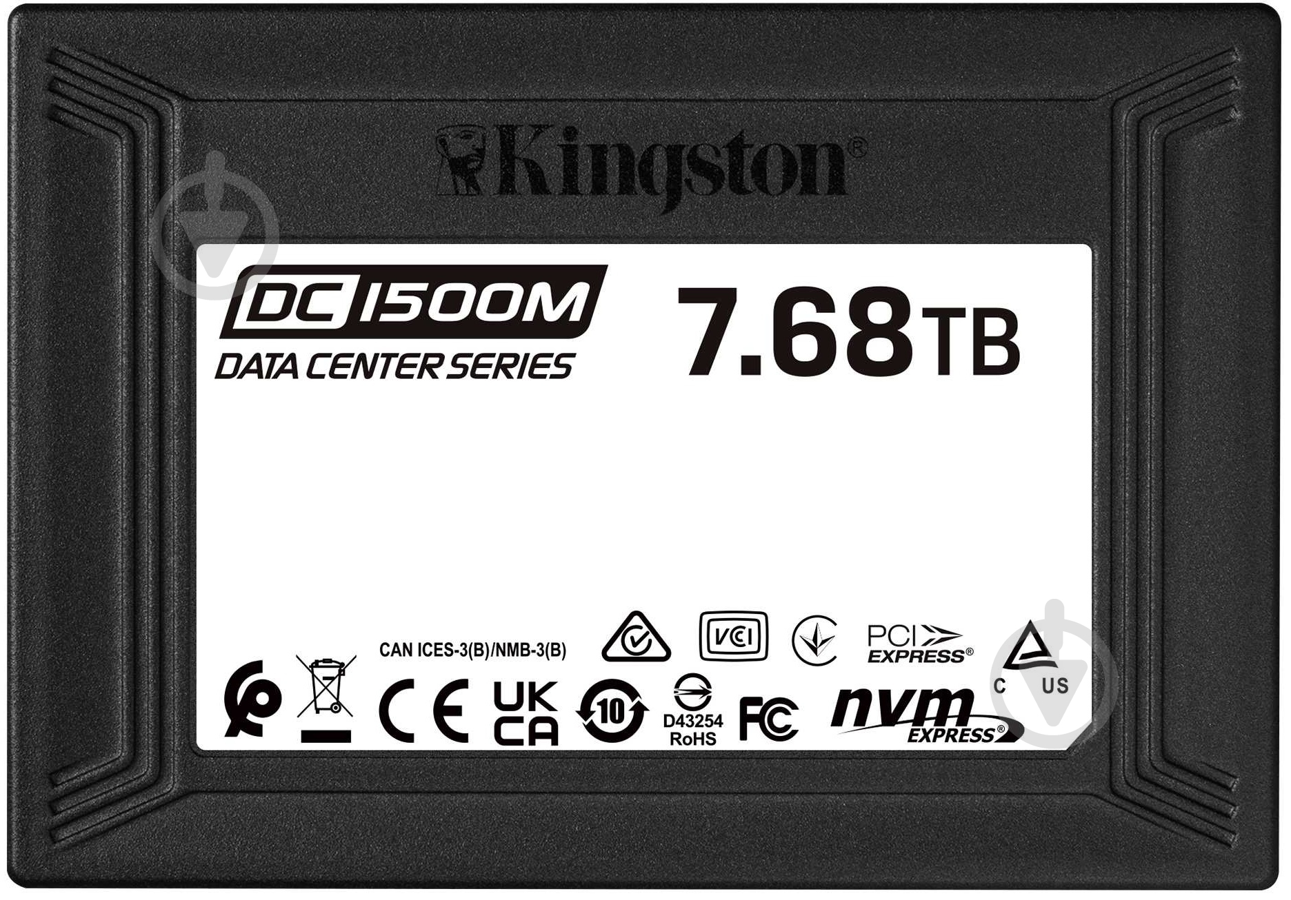 SSD-накопитель Kingston DC1500M Enterprise 7680GB U.2 PCI Express 3.0 x4 3D TLC (SEDC1500M/7680G) - фото 1 SSD-накопитель Kingston DC1500M Enterprise 7680GB U.2 PCI Express 3.0 x4 3D TLC (SEDC1500M/7680G) - фото 1