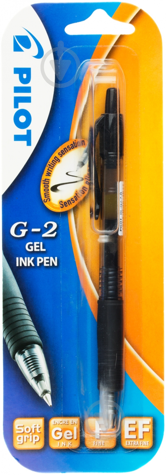 Ручка гелевая Pilot BL-G2-7T-B черная - фото 2 Ручка гелевая Pilot BL-G2-7T-B черная - фото 2