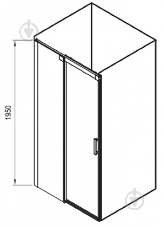 Душевые двери Ravak MSD2-100R Bright Alu+Transparent - фото 4 Душевые двери Ravak MSD2-100R Bright Alu+Transparent - фото 4