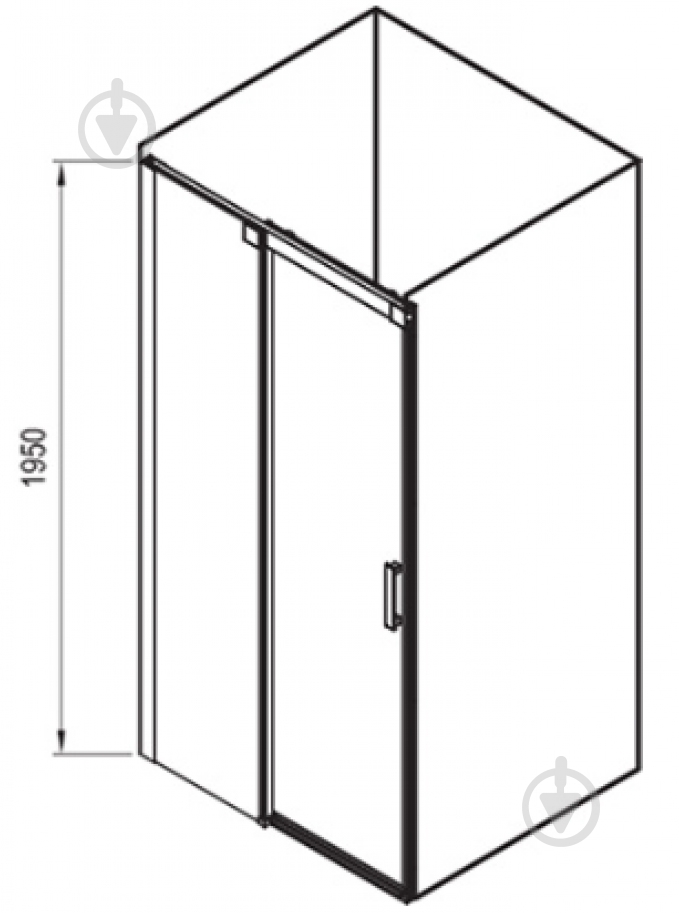 Душевые двери Ravak MSD2-110L Bright Alu+Transparent - фото 4 Душевые двери Ravak MSD2-110L Bright Alu+Transparent - фото 4