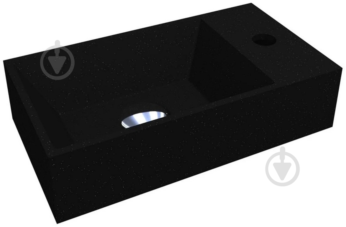Умывальник Miraggio COPPER 400 MIRASTONE black shine - фото 1 Умывальник Miraggio COPPER 400 MIRASTONE black shine - фото 1