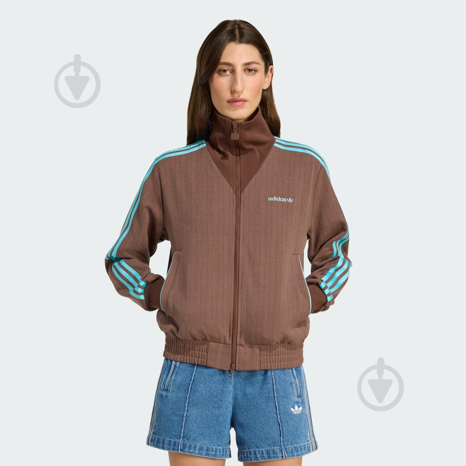 Джемпер Adidas TAILORED TT JX5311 р.S коричневий - фото 1 Джемпер Adidas TAILORED TT JX5311 р.S коричневий - фото 1