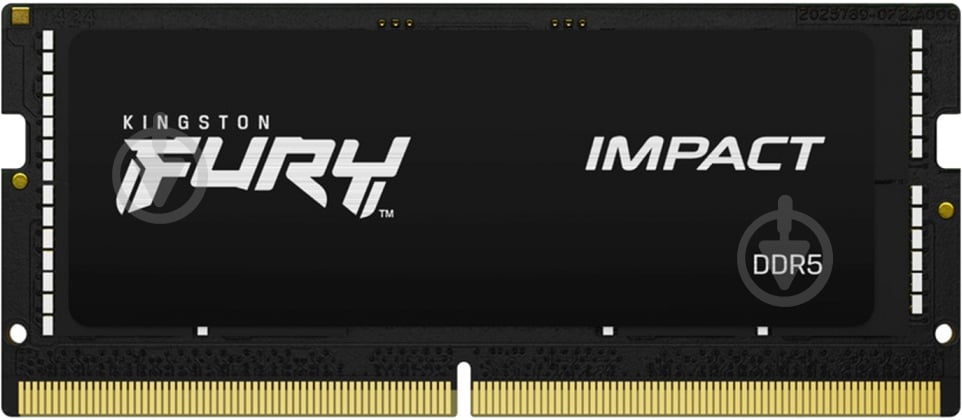 Оперативная память Kingston SODIMM DDR5 32 GB (1x32GB) 4800 MHz (KF548S38IB-32) FURY Impact - фото 1