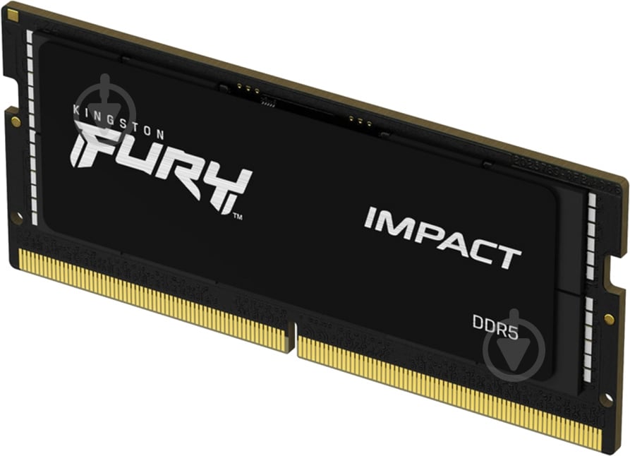 Оперативная память Kingston SODIMM DDR5 32 GB (1x32GB) 4800 MHz (KF548S38IB-32) FURY Impact - фото 2