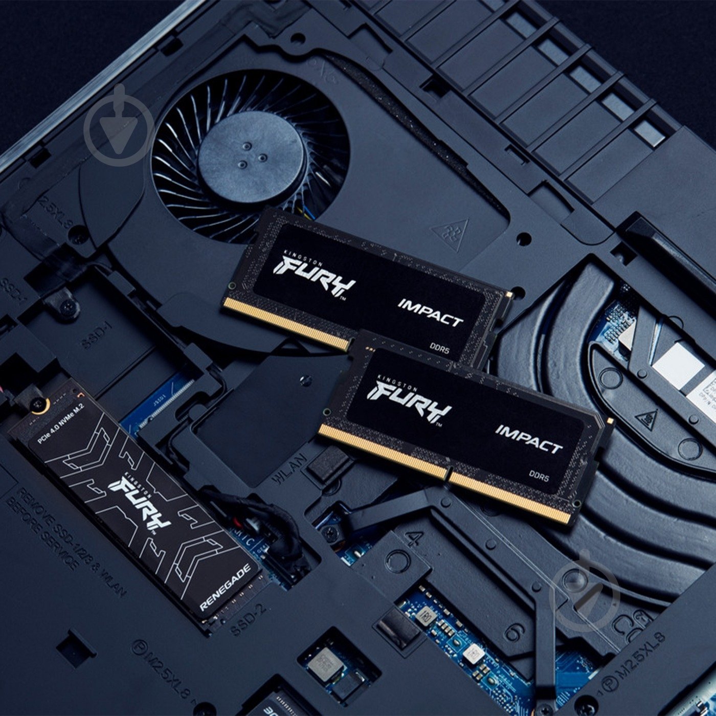 Оперативная память Kingston SODIMM DDR5 32 GB (1x32GB) 4800 MHz (KF548S38IB-32) FURY Impact - фото 6