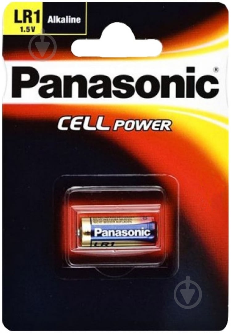 Батарейка Panasonic Panasonic LR1 BLI 1 (LR1L/1BE) LR1 1 шт. (LR1L/1BE) - фото 1