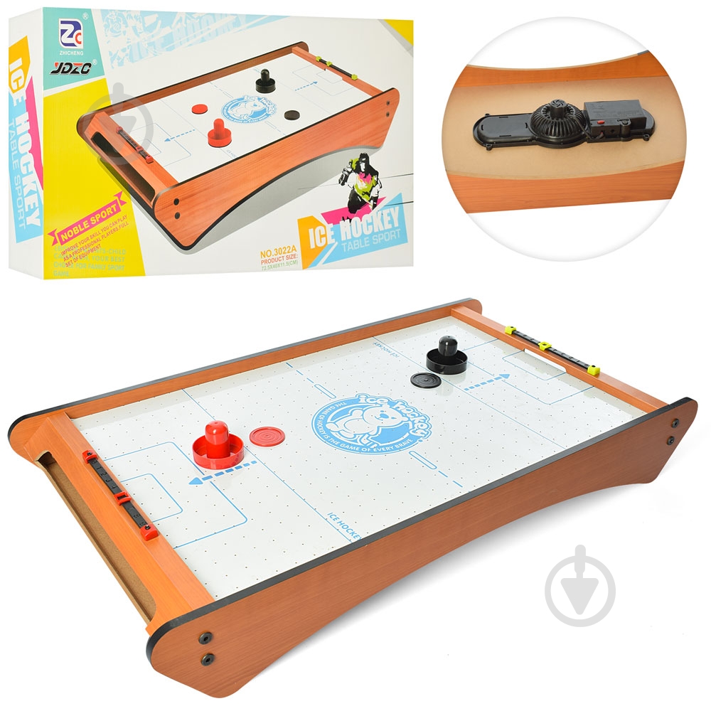 Игра настольная World Top Development Хоккей воздушный 3022A - фото 1 Игра настольная World Top Development Хоккей воздушный 3022A - фото 1