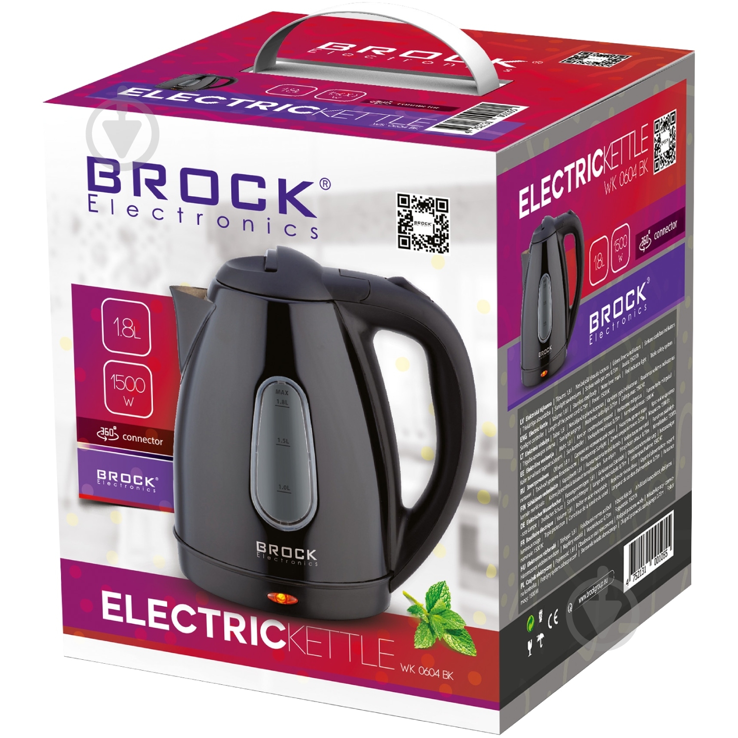 Электрочайник Brock WK 0604 BK - фото 2 Электрочайник Brock WK 0604 BK - фото 2